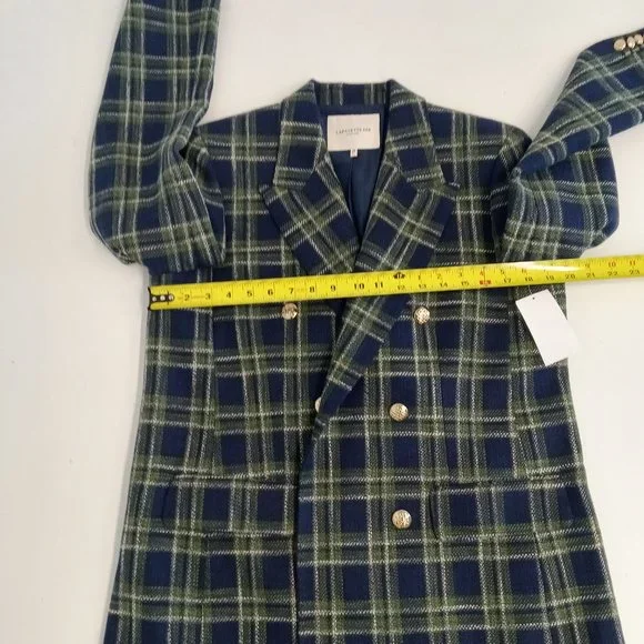 LAFAYETTE 148 NEW YORK Delft Multi Double-Breasted Trenchcoat